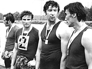 Победители чемпионата Мира 1971 г. по гребле