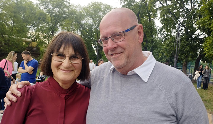 Питер Молеман и Наталья Сазонова