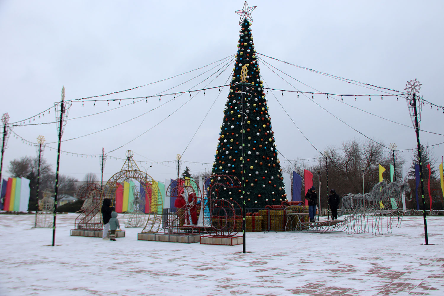 первый снег