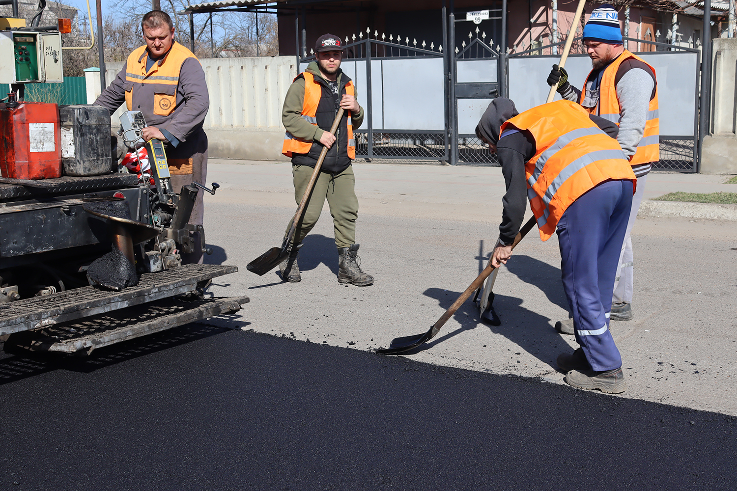 укладка асфальта